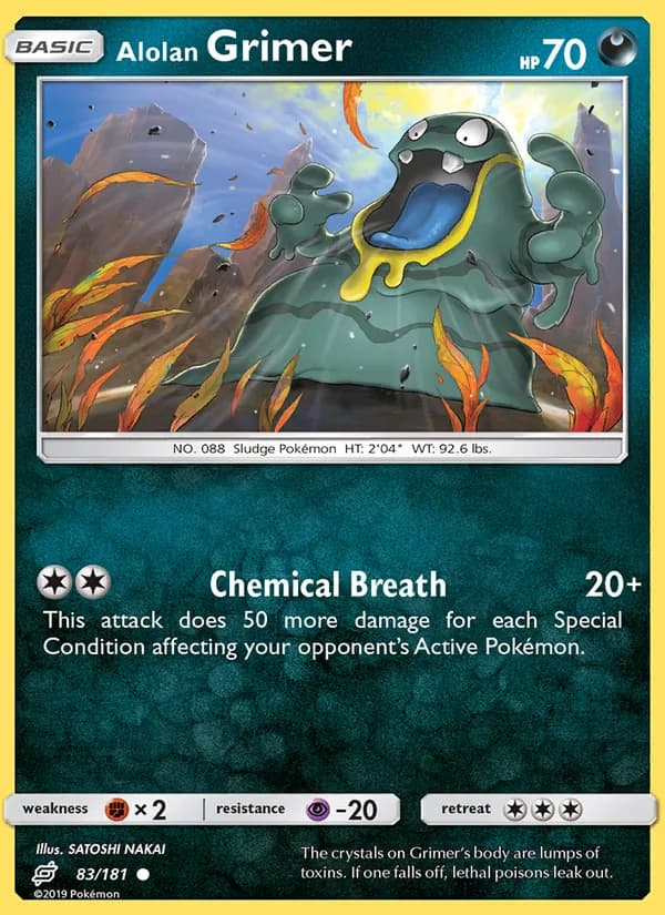 Alolan Grimer 83/181, Team Up