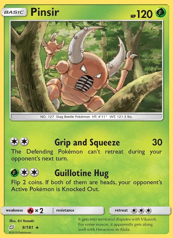 Pinsir 9/181, Team Up