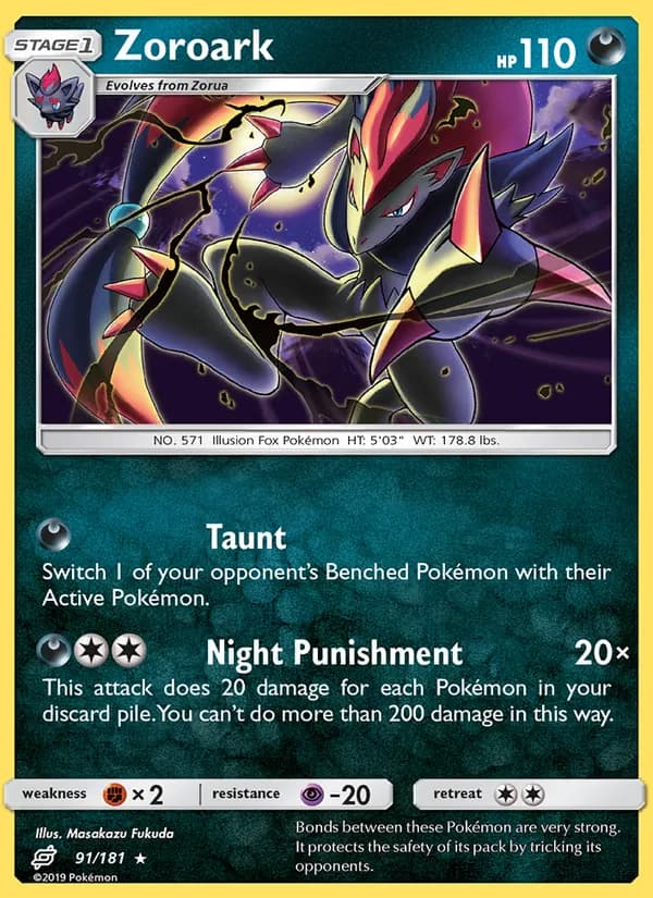 Zoroark 91/181, Team Up