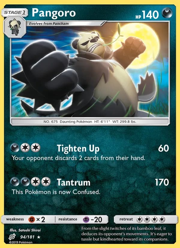Pangoro 94/181, Team Up