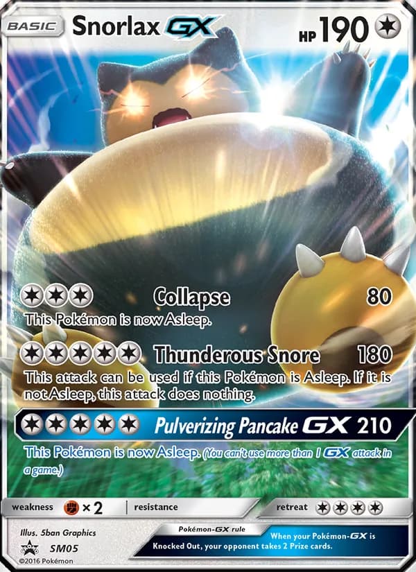 Snorlax GX SM05/248, SM Black Star Promos