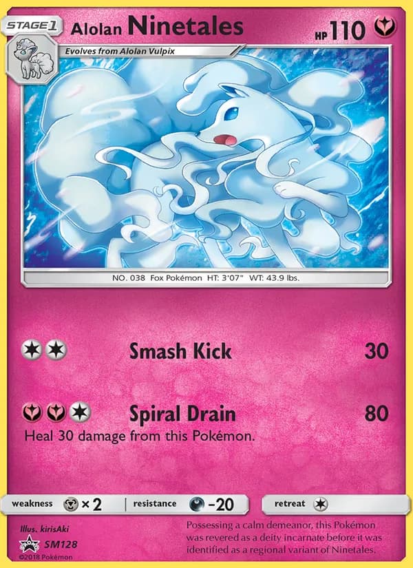 Alolan Ninetales SM128/248, SM Black Star Promos
