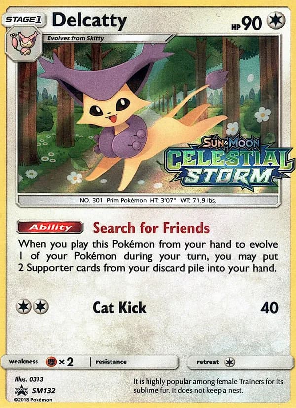 Delcatty SM132/248, SM Black Star Promos
