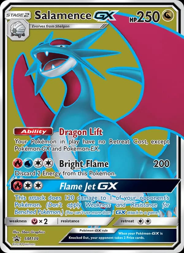 Salamence GX SM139/248, SM Black Star Promos