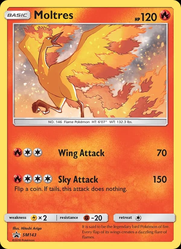 Moltres SM143/248, SM Black Star Promos