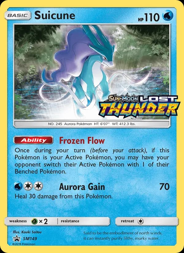 Suicune SM149/248, SM Black Star Promos