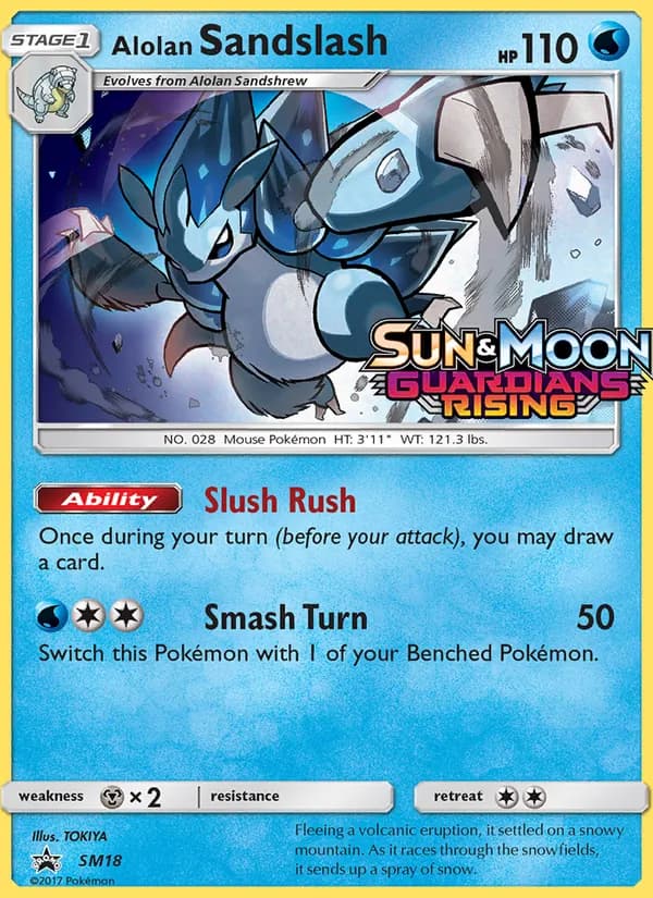 Alolan Sandslash SM18/248, SM Black Star Promos
