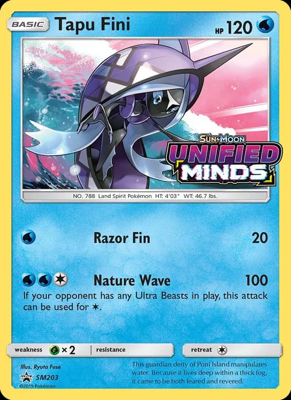 Tapu Fini SM203/248, SM Black Star Promos