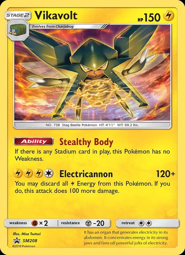 Vikavolt SM208/248, SM Black Star Promos