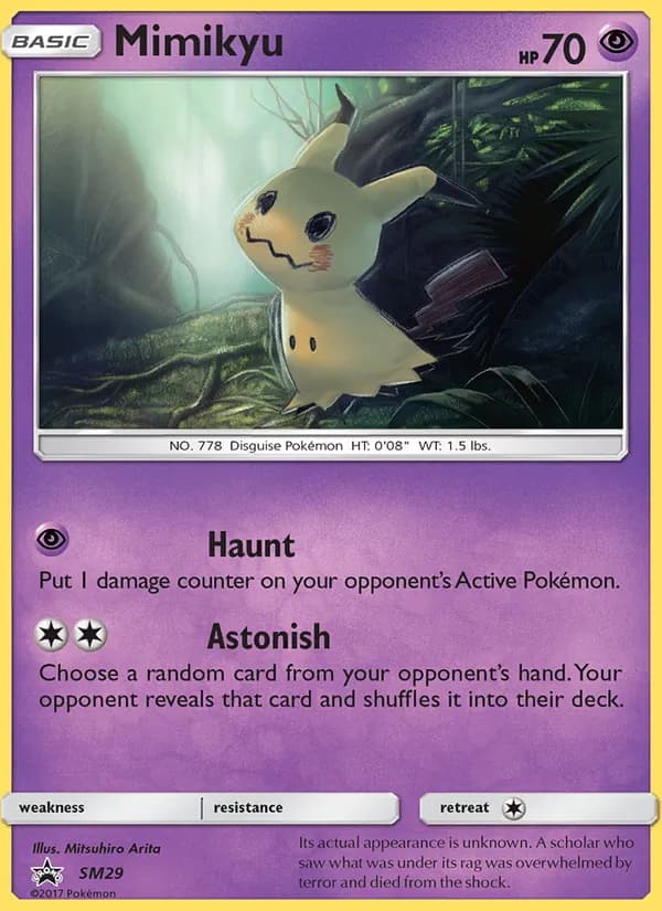 Mimikyu SM29/248, SM Black Star Promos