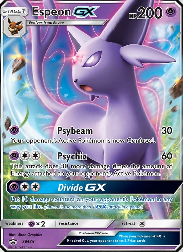 Espeon GX SM35/248, SM Black Star Promos