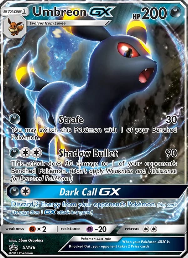 Umbreon GX SM36/248, SM Black Star Promos