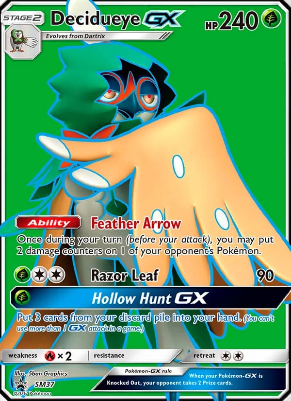 Decidueye GX SM37/248, SM Black Star Promos