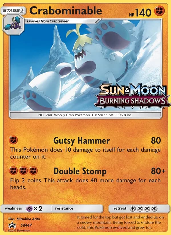 Crabominable SM47/248, SM Black Star Promos