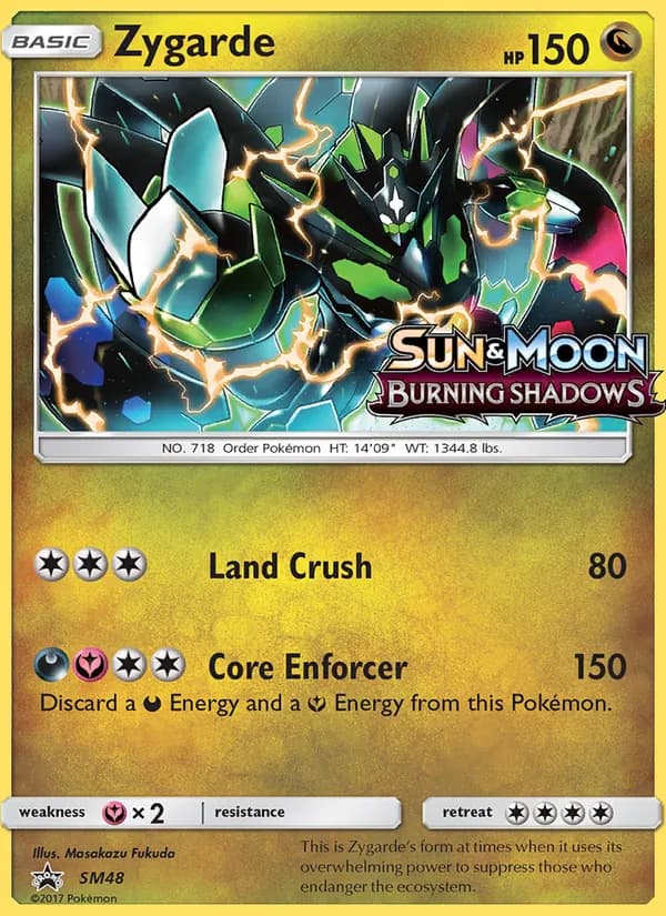 Zygarde SM48/248, SM Black Star Promos