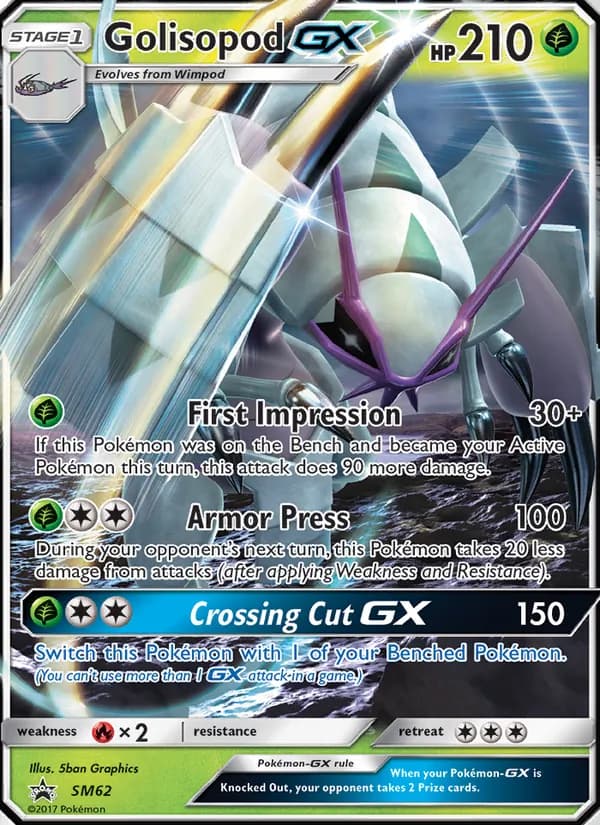 Golisopod GX SM62/248, SM Black Star Promos