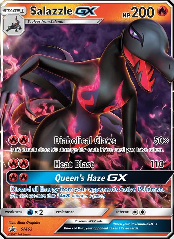 Salazzle GX SM63/248, SM Black Star Promos