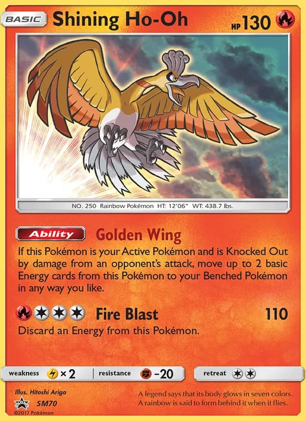 Shining Ho-Oh SM70/248, SM Black Star Promos