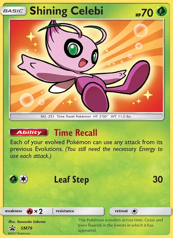 Shining Celebi SM79/248, SM Black Star Promos