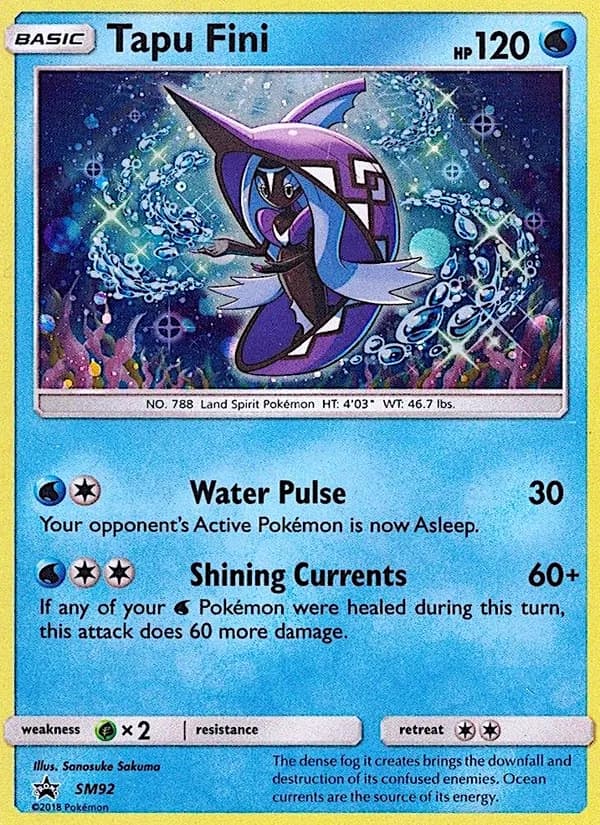 Tapu Fini SM92/248, SM Black Star Promos