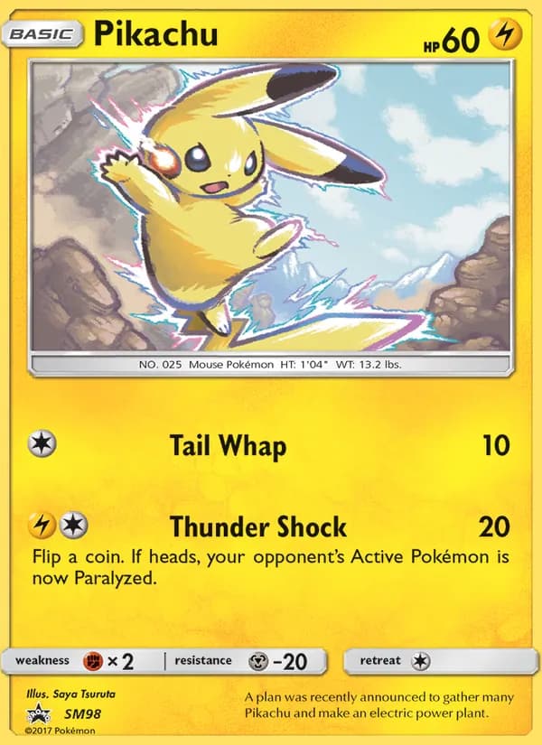 Pikachu SM98/248, SM Black Star Promos