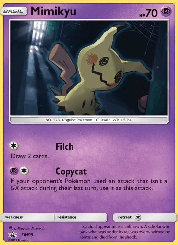 Mimikyu SM99/248, SM Black Star Promos
