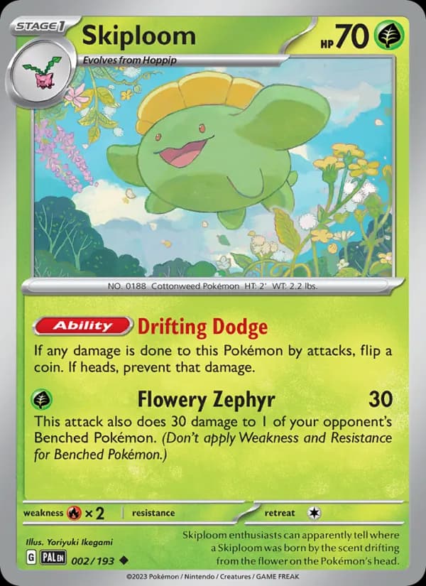 Skiploom 002/193, Paldea Evolved