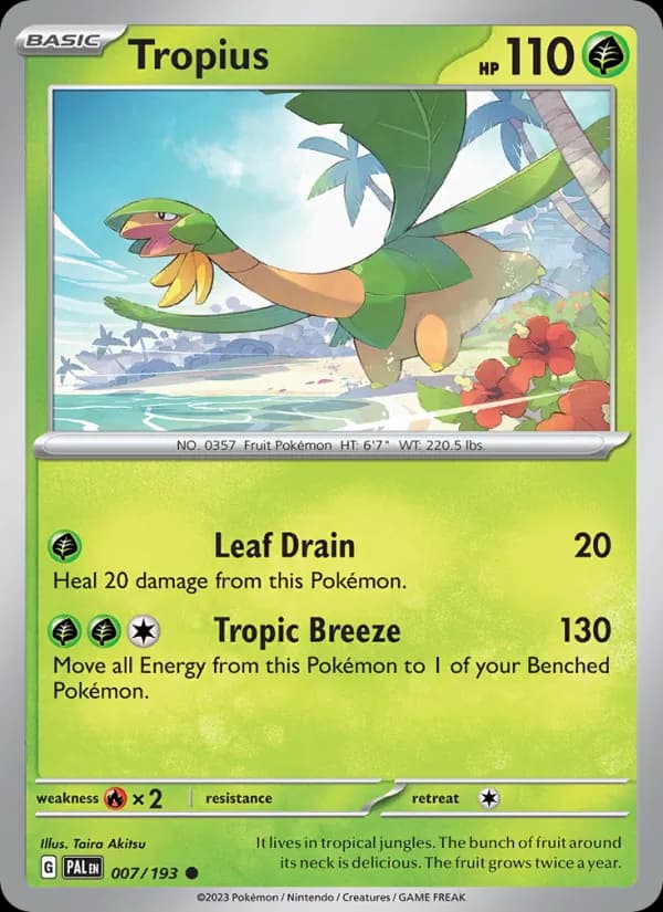 Tropius 007/193, Paldea Evolved