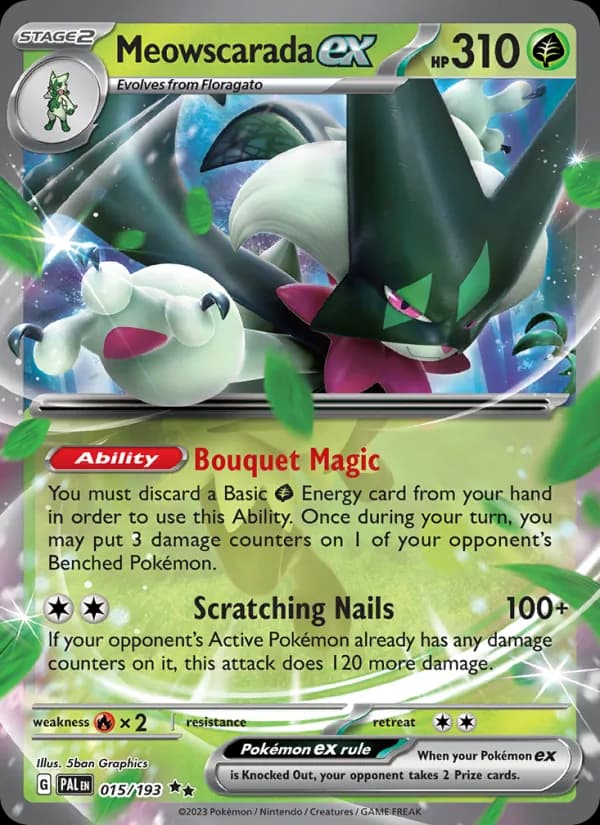 Meowscarada ex 015/193, Paldea Evolved