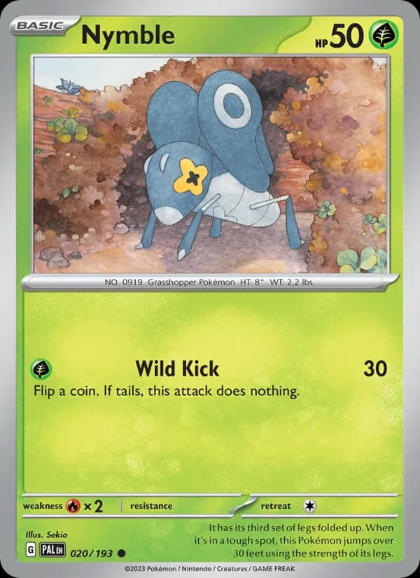 Nymble 020/193, Paldea Evolved