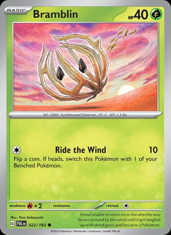 Bramblin 022/193, Paldea Evolved