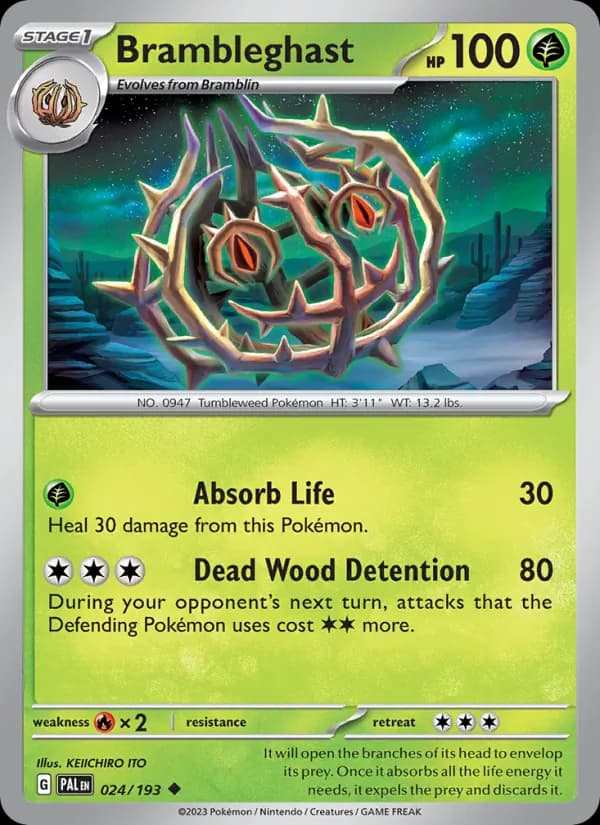 Brambleghast 024/193, Paldea Evolved