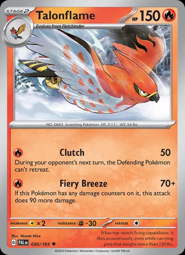 Talonflame 030/193, Paldea Evolved