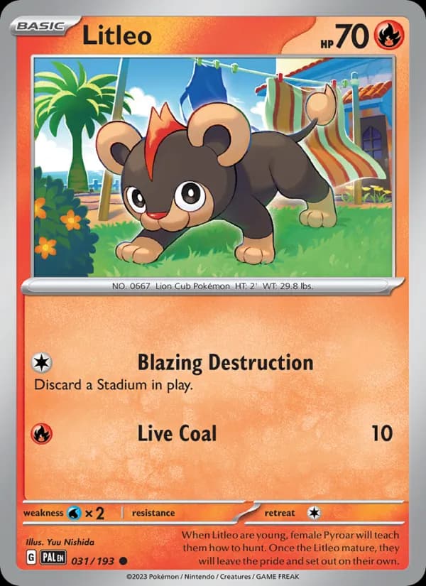 Litleo 031/193, Paldea Evolved