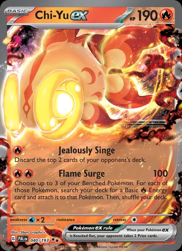 Chi-Yu ex 040/193, Paldea Evolved