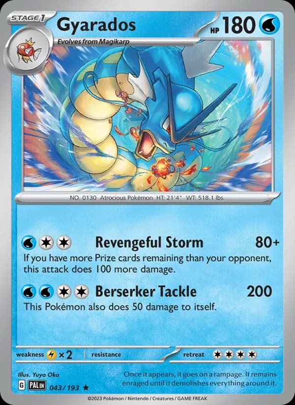 Gyarados 043/193, Paldea Evolved
