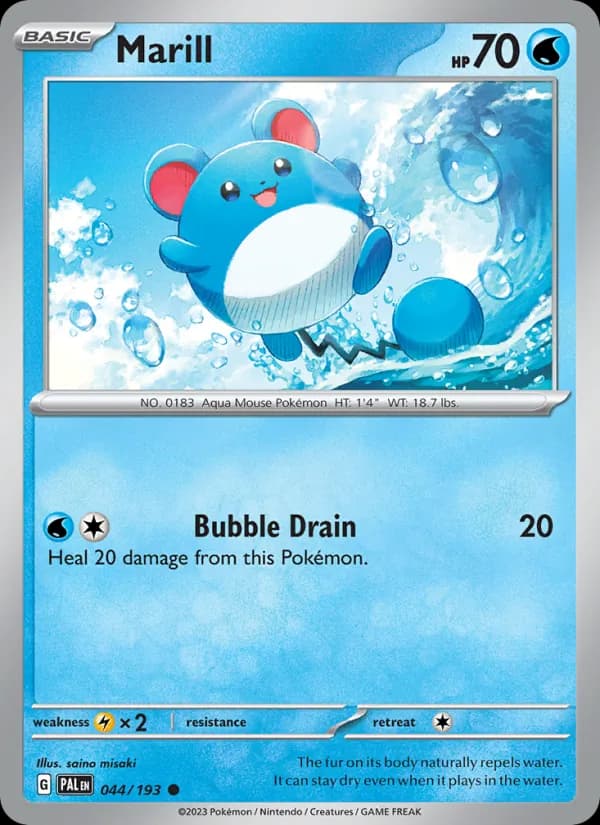 Marill 044/193, Paldea Evolved