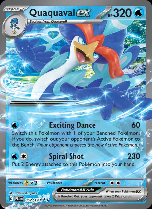 Quaquaval ex 052/193, Paldea Evolved