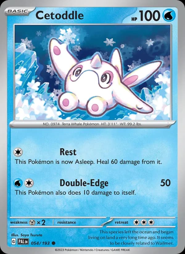 Cetoddle 054/193, Paldea Evolved