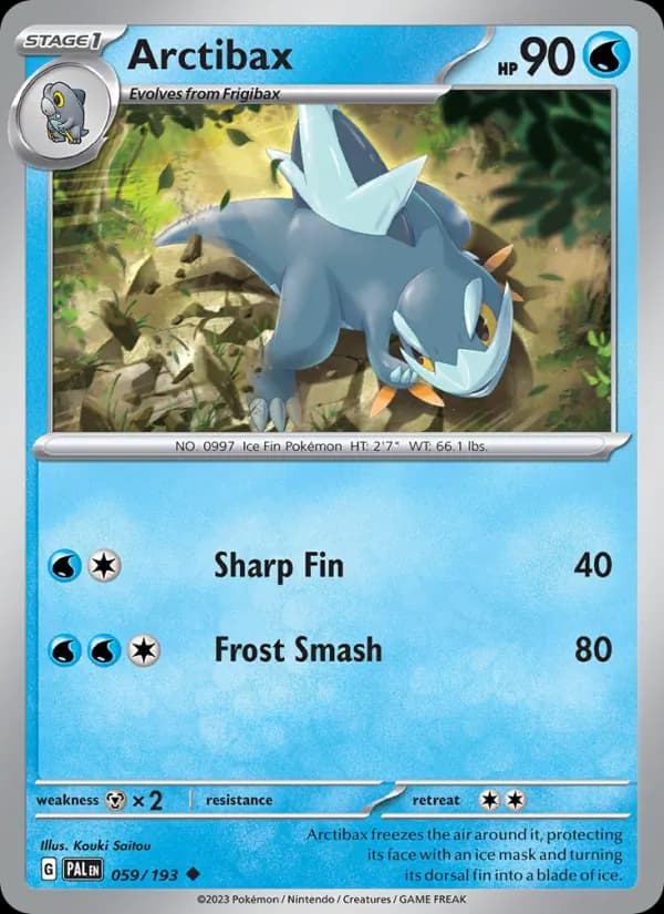 Arctibax 059/193, Paldea Evolved