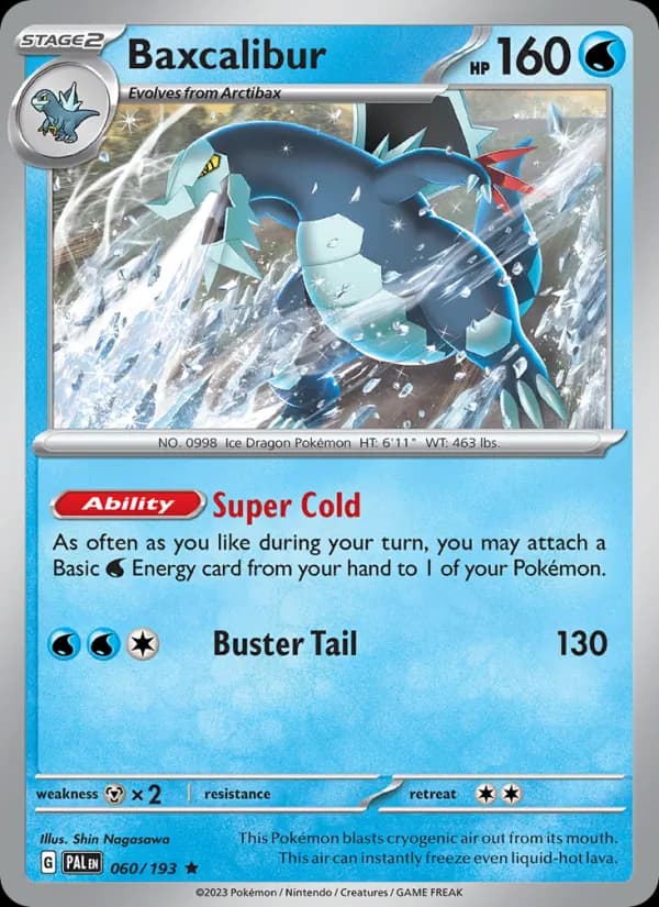 Baxcalibur 060/193, Paldea Evolved