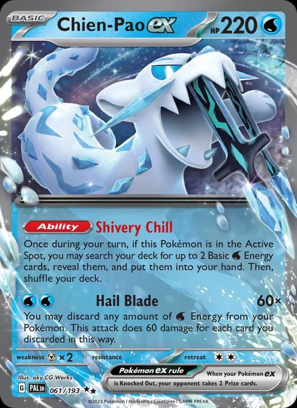Chien-Pao ex 061/193, Paldea Evolved