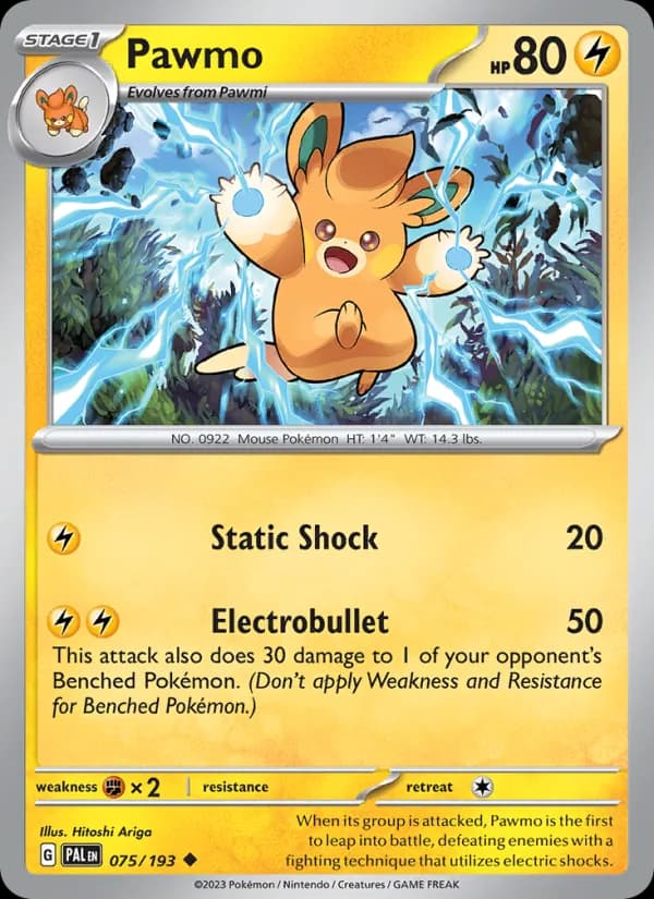 Pawmo 075/193, Paldea Evolved