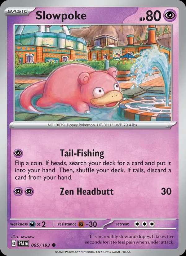 Slowpoke 085/193, Paldea Evolved