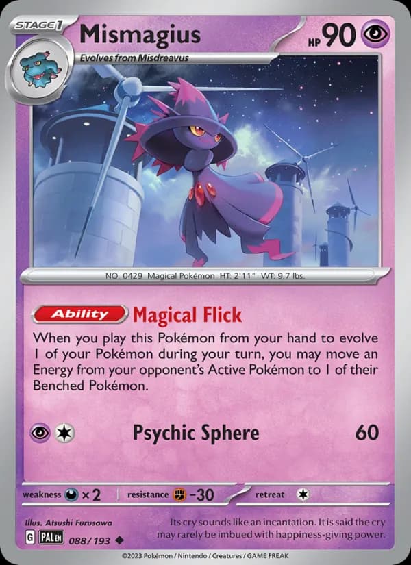 Mismagius 088/193, Paldea Evolved