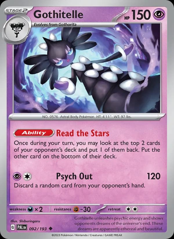 Gothitelle 092/193, Paldea Evolved