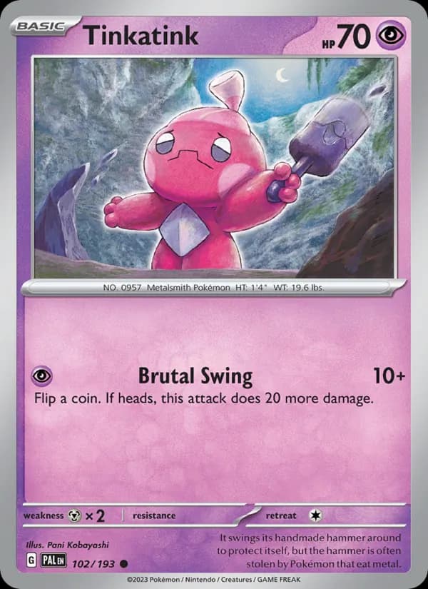Tinkatink 102/193, Paldea Evolved