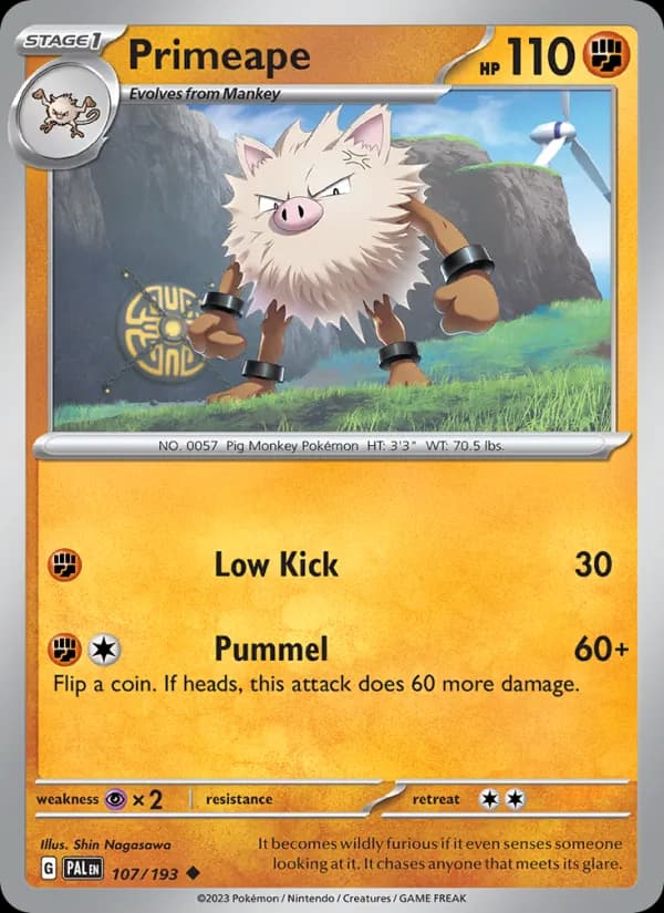 Primeape 107/193, Paldea Evolved