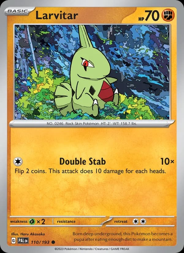 Larvitar 110/193, Paldea Evolved