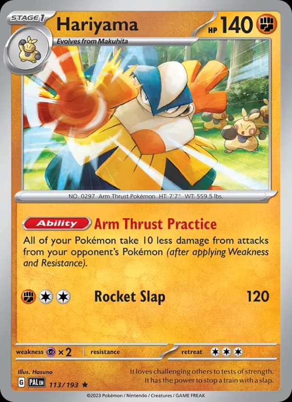 Hariyama 113/193, Paldea Evolved